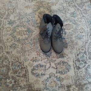 Sporto Charcoal Lace-Up Boots